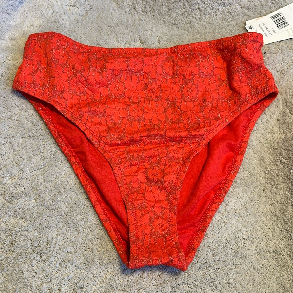 Jessica Simpson - 
Flower Power High Waist Swim Bottoms